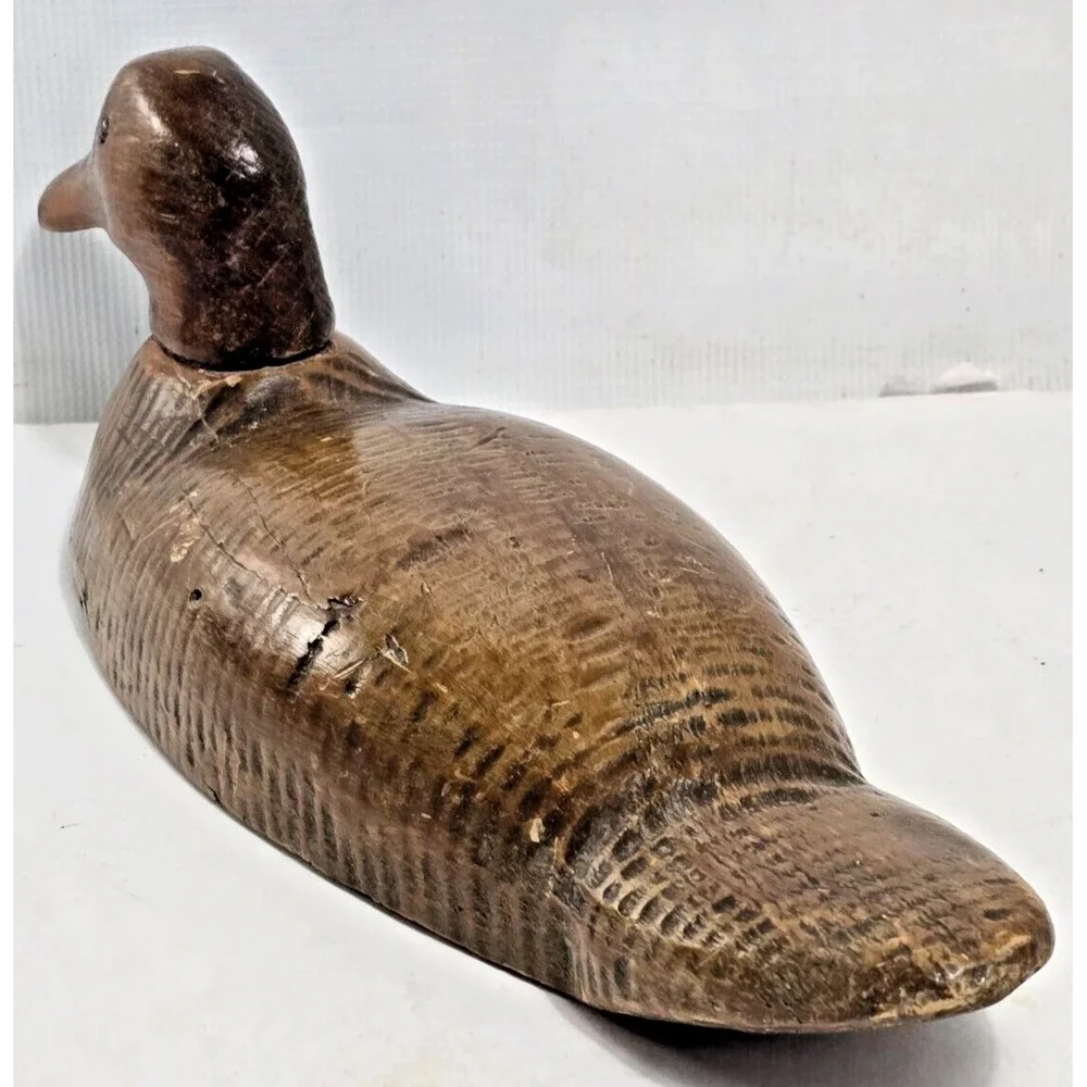 Vintage/Antique Wood Duck Decoy Hunting Float 15